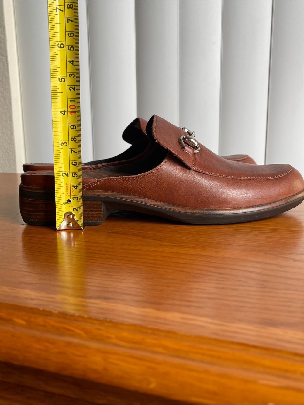 Naot Halny Mule Chestnut Brown Leather Size 41/10 - Picture 7 of 15